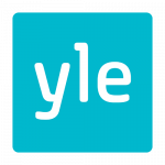 Logo of Yle, a turqoise square with the name yle.